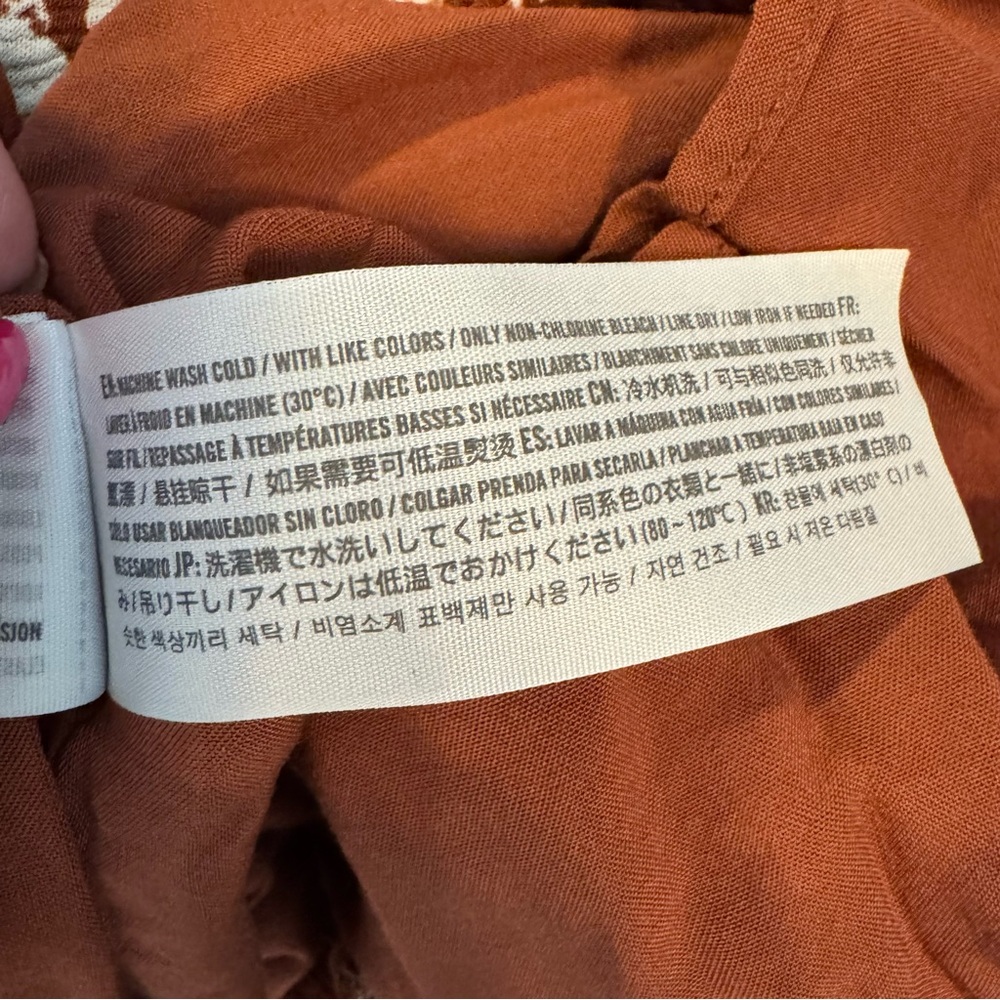 Abercrombie & Fitch Brown Floral Midi Dress - Picture 11 of 11